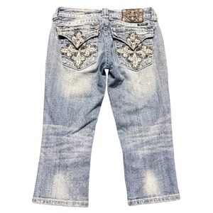 Y2K Bling Denim Miss Me Embellished Jeans (Sz 28)